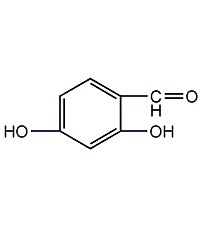 2,4-dihydroxybenzaldehyde structural formula
