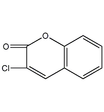 3-Chlorocoumarin Structural Formula