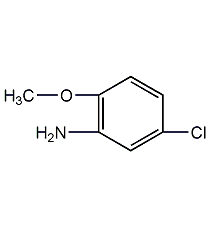 5-chloro-2-methoxyaniline structural formula