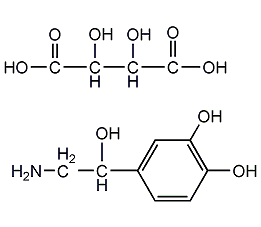 (-)-(R)-Adrenaline hydrogenated tartrate monohydrate
