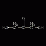 Dihydroxyacetone structural formula