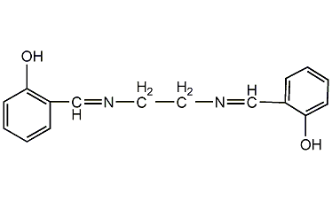 n,n'-bis(salicylidene)ethylenediamine structural formula